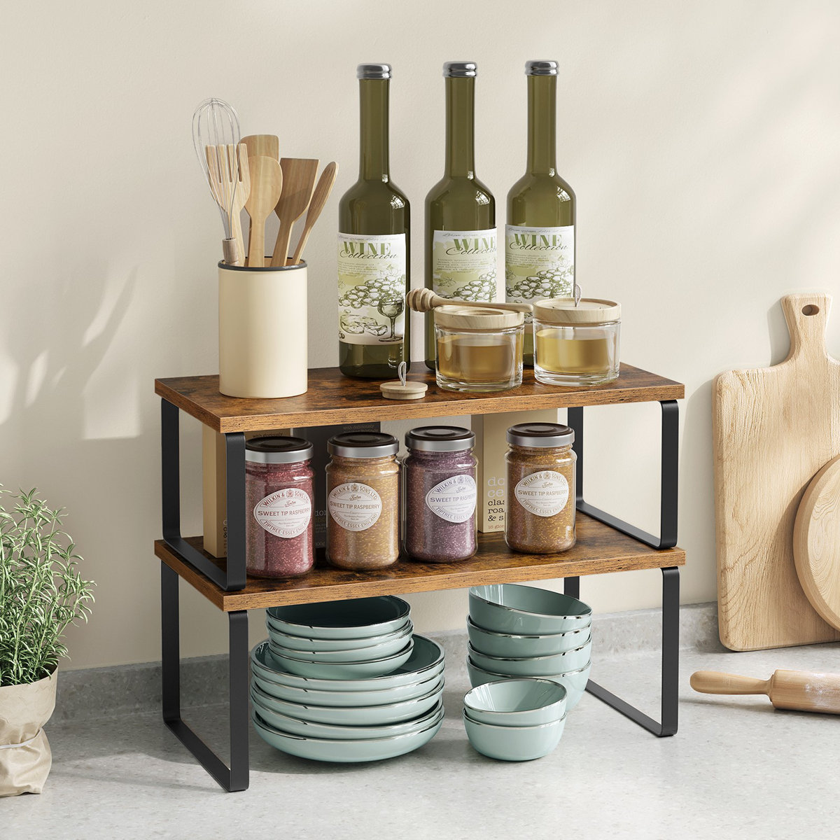 Cabinet Organizer Shelf (Set of 4)